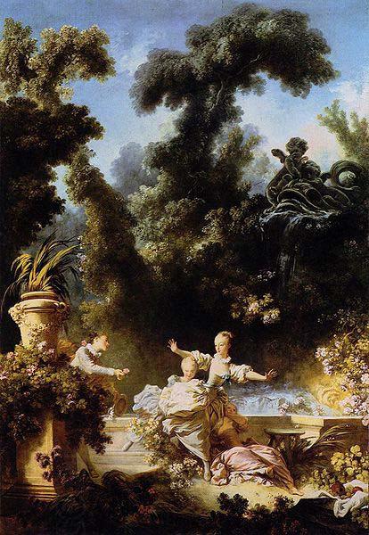Jean-Honore Fragonard The Progress of Love: The Pursuit China oil painting art
